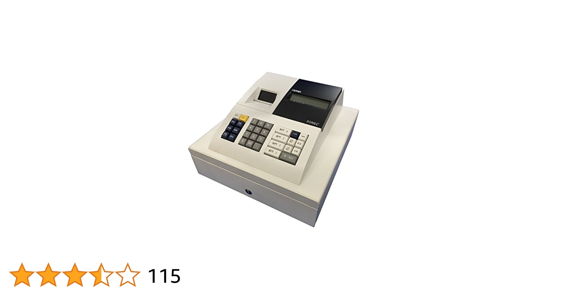 【美品】CLOVER N100L-C ホワイト レジスター CLOVER N100LC – クローバー電子
